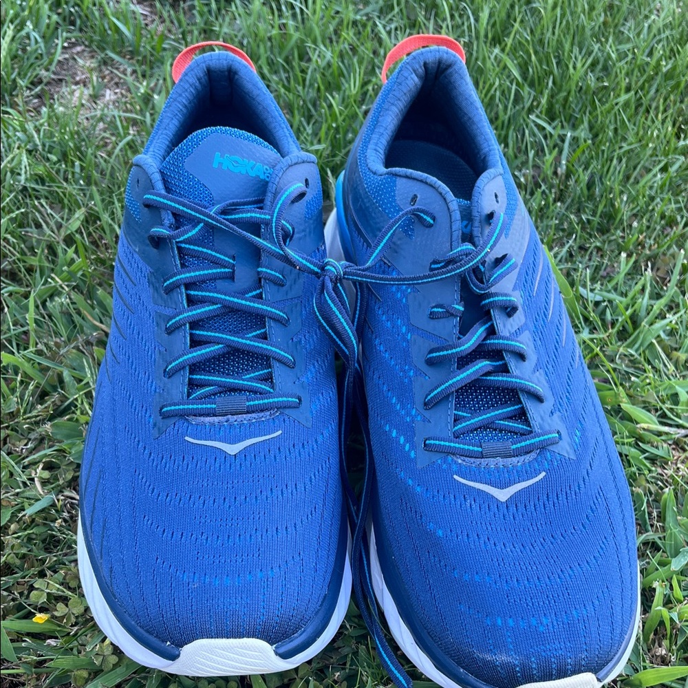 Brand New Hoka Vibrant Blue Athletic Shoes